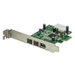 STARTECH 3 Port 2b 1a 1394 PCI Express FireWire Card Adapter