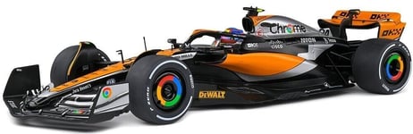 SOLIDO - Voiture du GP de Grande Bretagne 2023 N°81 – McLAREN MCL60 - 1/18 - ...