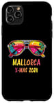 Coque pour iPhone 11 Pro Max Conception de lunettes de soleil Majorque X-Mas 2024, Noël