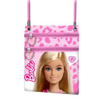 Barbie Fashion-Sac à Bandoulière Action Vertical, Rose, 15,5 x 18 cm