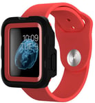 Griffin Survivor Tactical (Apple Watch 1-3 42 mm) - Coral/sort