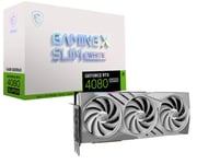 Msi Gaming Geforce Rtx 4080 Super 16G X Slim, Geforce Rtx 4080 Super, 16 Gb, Gddr6x, 256 Bit, 7680 X 4320 Pixlar, Pci Express 4.0