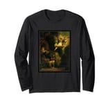 Rembrandt, The Archangel Raphael Leaving Tobias' Family Long Sleeve T-Shirt