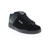 Globe Tilt GBTILT Mens Black Nubuck Lace Up Skate Inspired Trainers Shoes