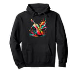 Splash Art Cello Instrument Orchestra Cellist Cellists Pullover Hoodie