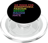 Pas de place pour la haine - Equal Rights Pride Rainbow Anti-hate Love PopSockets PopGrip pour MagSafe