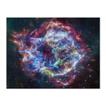 Artery8 NASA James Webb Telescope Cassiopeia A (Cas A) Composite Living Room Extra Large XL Wall Art Poster Print