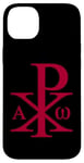 iPhone 14 Plus CHI RHO ALPHA OMEGA CHRISTIAN CROSS SYMBOL Case