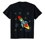 Youth Space Rocket Colourful Boys Girls Age 2 3 4 5 Years Old 2021 T-Shirt