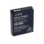 KODAK Batterie LB-080 pour Camera Kodak Pixpro SP1, SP360, SP360 4K, 4KVR360