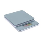 Taylor Digital Kitchen Food Scales, Compact Slimline Highly Accurate with Tare Function and Precision, Pewter Grey Glass, Weighs 5 kg Capacity