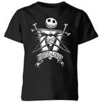 The Nightmare Before Christmas Jack Skellington Misfit Love Kids' T-Shirt - Black - 3-4 Years - Black