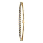 Henrik Ørsnes Design Tennis 14 karat guld Armband Med Diamanter 2,50 Carat W/SI