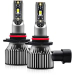 Lifcausal - Ampoules de phares led 9005/HB3, étanches IP68, ampoules de phares de voiture led 6500K 120W 12000LM, phares led lumineux, 2 pièces