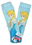 Girls Age 7-10 Years Slippers Socks M & S Frozen's Elsa Size 12.5-3.5 UK Blue