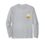 SpongeBob SquarePants & Gary The Snail Small Pocket Logo Long Sleeve T-Shirt