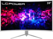 Ecran PC Gaming 39 Pouces 165hz, Moniteur PC Dalle VA, Incurvé Display 3000R, HDR 400, QHD (2560x1440), 4 ms, 99% sRGB, Display Port & HDMI, FreeSync, Blanc.[G378]