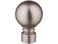 Domoletti Curtain Rod Finial Modern D19 Mat.Chrom