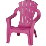 Kinder-Deckchair Rose Mini-Selva Plastique Chaise de Jardin Fauteuil Patio Neuf