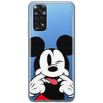 ERT GROUP mobile phone case for Xiaomi REDMI NOTE 11T/ 11S 5G/ POCO M4 PRO 5G original and officially Licensed Disney pattern Mickey 052, partially transparent