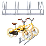 Swanew - Ratelier velo Porte Vélo, Support Vélo, Range Vélo au Sol ,4 velos Systeme rangement pour velo 101x32x26cm