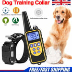 Dog Shock Collar With Remote Waterproof Electric For Large 875 Yard Pet Training