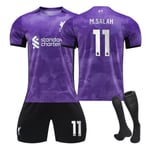 2324 Liverpool 2:a borta träningsset tröja sportlag uniform herr och dam fotbollsuniform NO.11 2XL