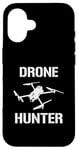 Coque pour iPhone 16 Drone Hunter Objet volant Contrôle de la circulation aérienne