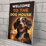 Funny Joke The Dog House Sign For Home Bar Pub Man Cave Hanging Wall Decor Gift