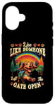 iPhone 16 Live Like Someone Left Gate Open Dachshund Dog Pet Owner Case