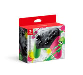 Manette Nintendo Switch Pro Edition Splatoon 2vert fluo, rose néon