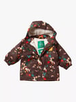 Little Green Radicals Kids' Forest Winter Coat, Brown/Multi