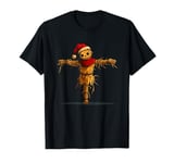 Scarecrow in the Christmas Mood for Holiday Fun T-Shirt