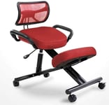 Ergonomic Kneeling Chair,Furniture Knee Chairs Office Chair Computer Chair Leisure Chair Backrest Posture Correction Can Improve Posture and Relieve Fatigue