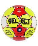 Select 3862054670 Ballon de Handball Femme, Gelb/Rot/Weiß, 2