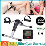 Mini Exercise Bike Portable Pedal Exerciser Resistance Cycle Indoor Gym Fitness