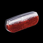 LS 812 rear carrier light / battery, batteribaklykt sykkel, for montering på bagasjebrett