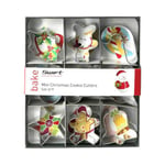 Dexam Mini Christmas Cutters Set of 9 Mini 4cm