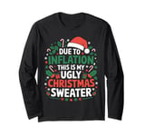 Funny Christmas Design For Women Christmas 2024 Long Sleeve T-Shirt