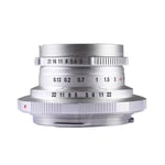 Laowa 15mm f5 Cookie Lens for Canon RF - Silver