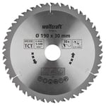 wolfcraft TC Circular Hand Saw Blade, Brown Series I 6736000 I Fast, Rough cuts