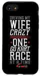 iPhone SE (2020) / 7 / 8 Go Kart Racing Wife Husband Vintage Driving My Wife Crazy Case