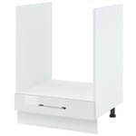 Meuble pour four encastrable Eco Blanc Brillant l 60 cm