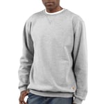 Carhartt Midweight Crewneck Sweatshirt Herr Heather Grey XS