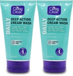 Clean & Clear Deep Action Cream Cleanser 150ml X 2