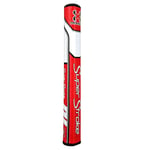 SuperStroke Traxion Tour 3.0 Putter - Non-tapered 0.580" Red/White - Jumbo Golf Grips