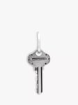 Coach Men's Key Charm Single Hoop Earring, Silver