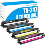 4 Toner fits for Brother TN247 MFC-L3710CW HL-L3210CW HL-L3230CDW HL-L3270CDW