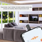 T&eacute;l&eacute;commande universelle Smartphne pour t&eacute;l&eacute;phone portable, application pour smartphone infrarouge, contr&ocirc;le intelligent, mini adaptateur, interface de type C pour bo&icirc;tiers TV, climatiseurs, ventilateurs