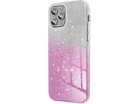 Partner Tele.Com Shining Fodral För Iphone 16 Pro Transparent Rosa